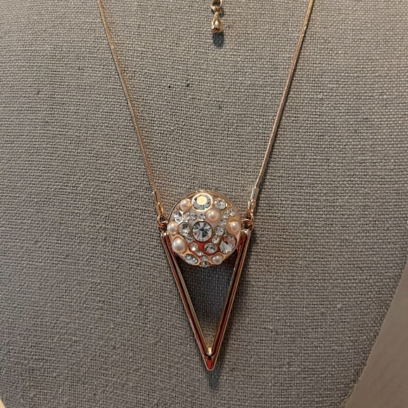 NWOT Ginger Snaps Rose Gold Necklace - Picture 3 of 8